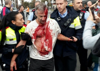 La represión policial no detendrá la autodeterminación y valentía del pueblo catalán