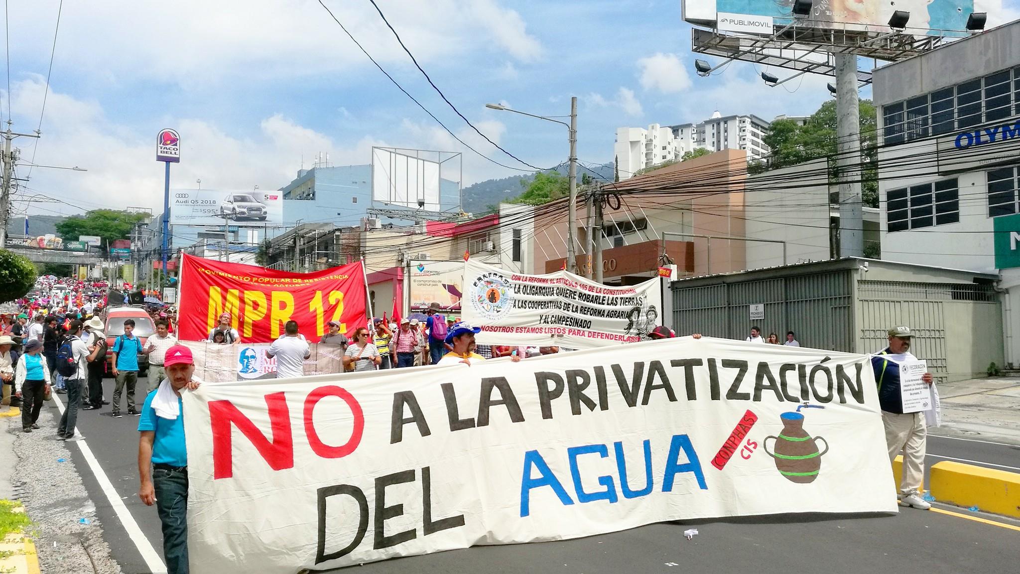 El Salvador: la lucha contra la privatización del agua y contra el cambio climático