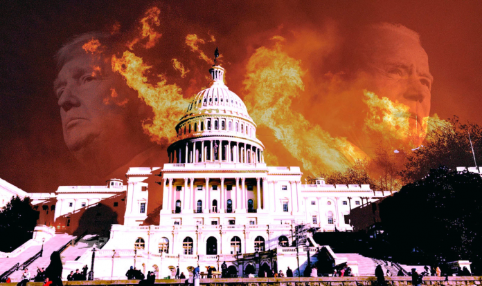 Elecciones de EE.UU. 2020: El incendio del basurero de la democracia burguesa estadounidense