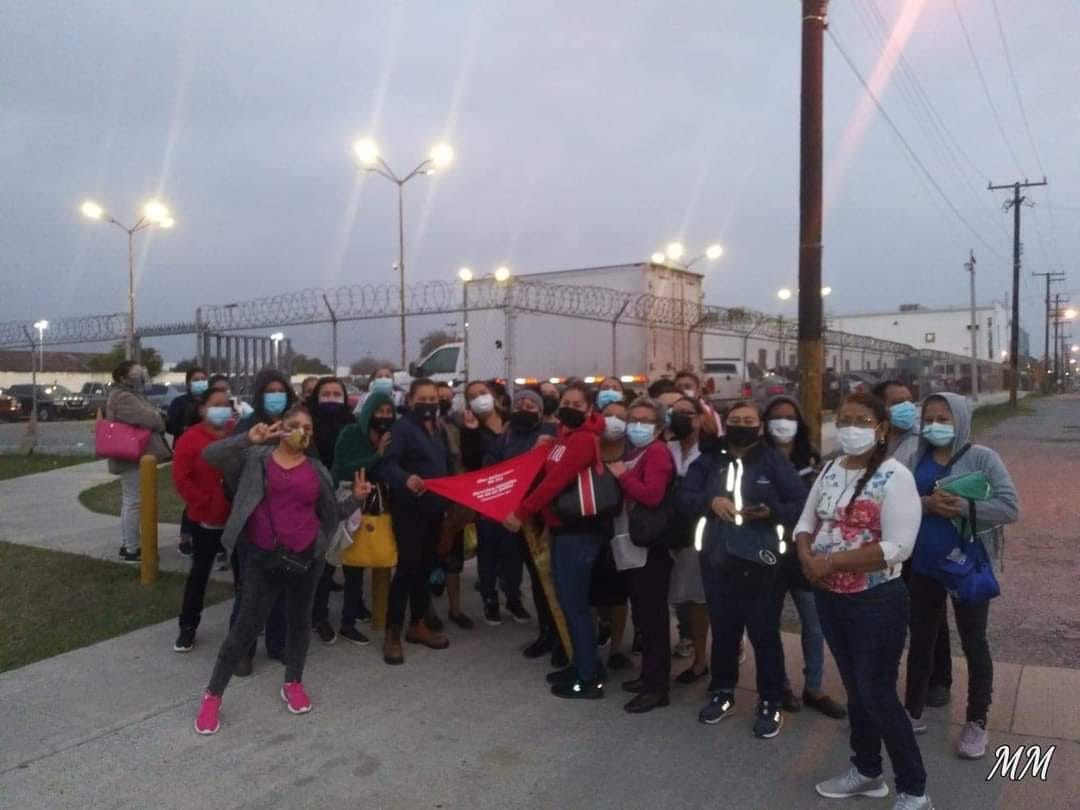 Solidaridad para mantener la llama de la organización y lucha del movimiento obrero de Matamoros