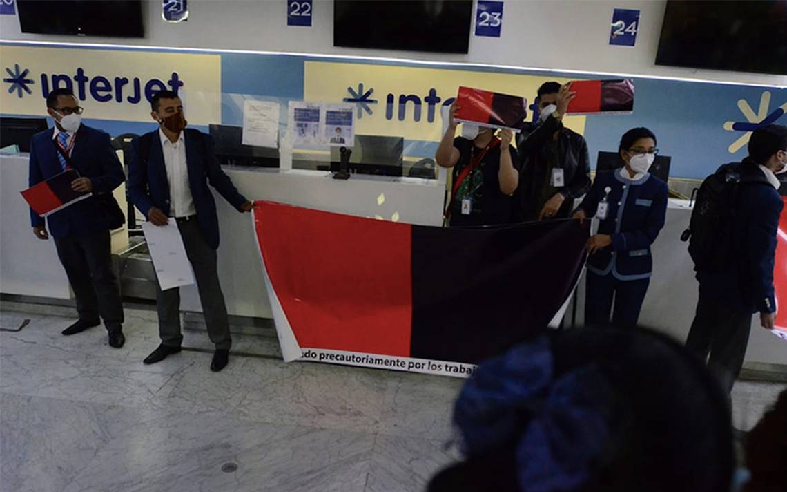 Huelga en Interjet: empresarios pretenden que trabajadores paguen los costos de la crisis