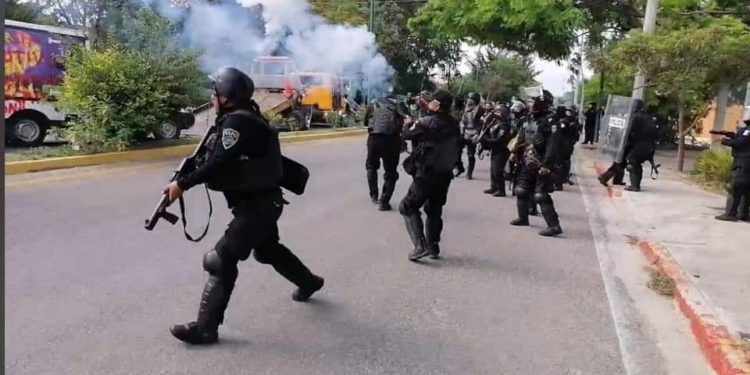 Contra la represión a los normalistas de Mactumactzá, Chiapas