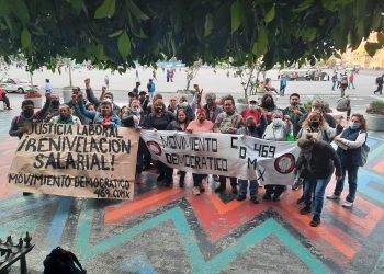 La lucha del Movimiento Democrático 469 de la Ciudad de México continúa