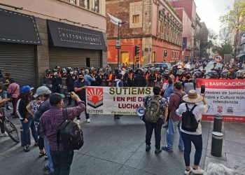 El gobierno de Claudia Sheimbaum encapsula a los sindicalistas del IEMS en vez de escucharlos