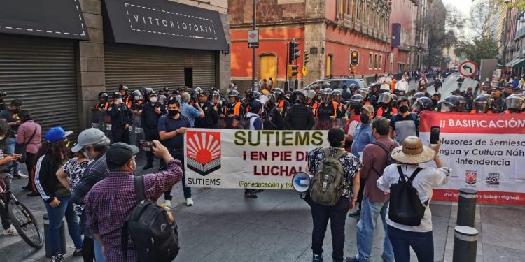 El gobierno de Claudia Sheimbaum encapsula a los sindicalistas del IEMS en vez de escucharlos