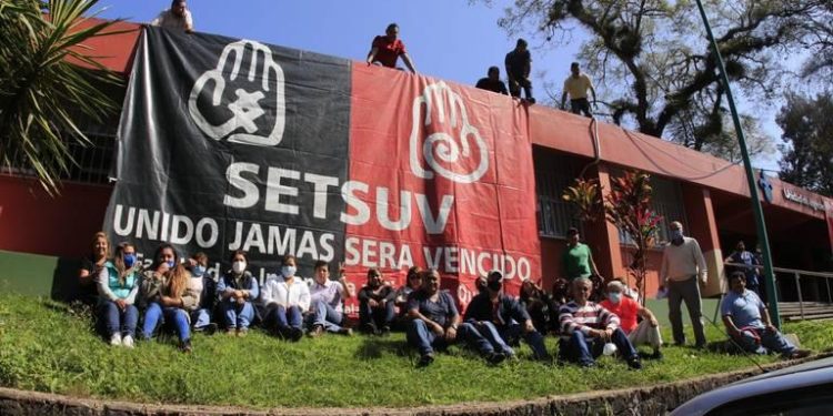 Trabajadores del SETSUV exigen aumento salarial: ¡Por la unidad de los trabajadores en su lucha por un salario digno!