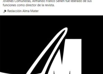 Cuba: destituido el director de la revista Alma Mater