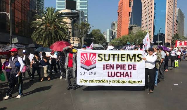 La huelga del SUTIEMS es justa y legítima, no al discurso policiaco del gobierno de la CDMX