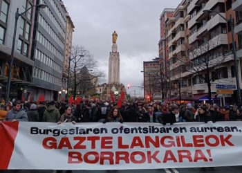 Éxito de la manifestación de GKS en Bilbao y Pamplona