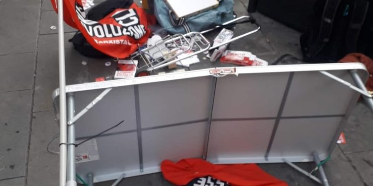 Fascistas atacan a camaradas de la CMI en Trieste, Italia