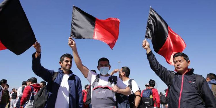 La huelga de Audi en Puebla