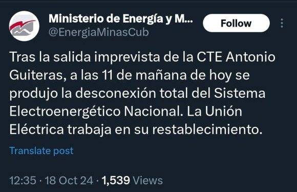 Apagón en Cuba – crisis eléctrica, bloqueo y transición capitalista