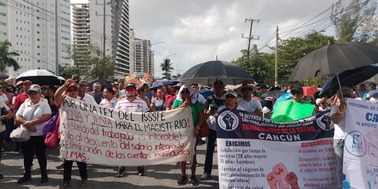 Sobre la lucha del magisterio en Cancún ¡Abajo la ley del ISSSTE 2007!