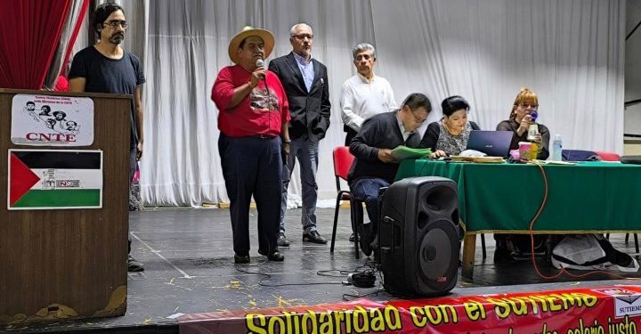 El SUTIEMS se va a huelga en favor de la CNTE y en contra del tope salarial neoliberal impuesto por Clara Brugada